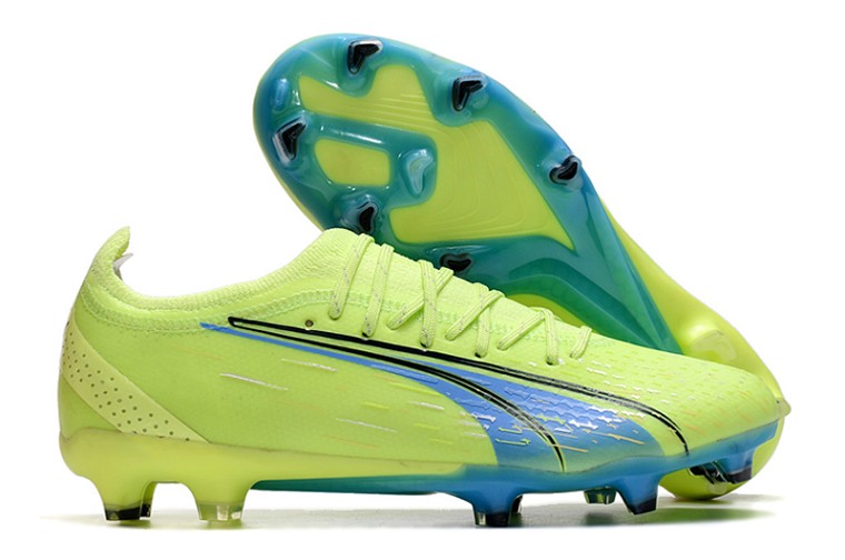Puma Ultra Ultimate FG - vert bleu